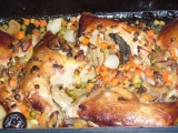 Kuře se zeleninou a houbami recept