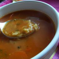 Rajská polévka s mrkví a rýží recept