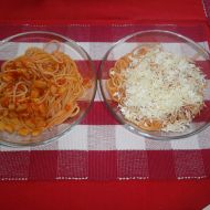 Omáčka na špagety s cuketou a rajčaty recept