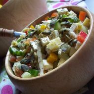 Zeleninovo-sýrový salát recept