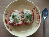 Papriky plněné rýží recept