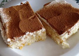 Mandarinkový koláč s tvarohovým krémem recept