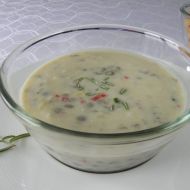Pikantní polévka s brynzou a čočkou recept