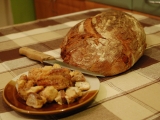 Škvarkovo-bramborový chleba recept