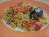 Paella s mořskými plody recept