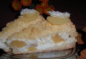 Piña Colada ananasovo-kokosové řezy (dort)