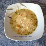 Alpská polévka recept