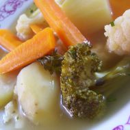 Zeleninová polévka se zázvorem recept