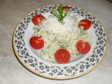 Mascarpone špagety s brokolicí recept