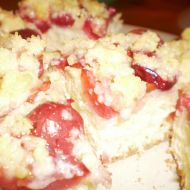 Kynutý koláč s třešněmi recept