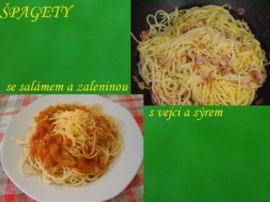 Dva naše recepty na špagety