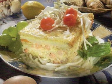 Lososovo-krevetové lasagne