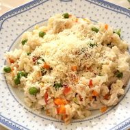 Zeleninové rizoto s kuřecím masem po česku recept