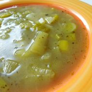 Jemná pórková polévka s brambory recept