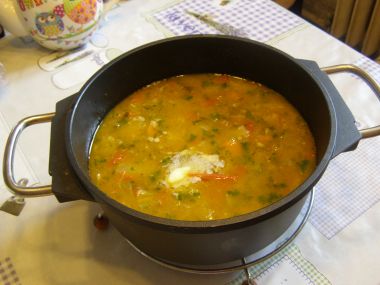 Zeleninová polévka á la Balkán