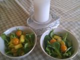 Polníčkový salát s ovocem recept