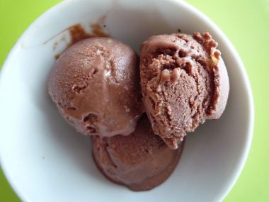 Domací čokoládová zmrzlina