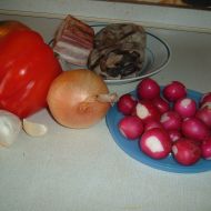Pohanka se zeleninou a houbami recept