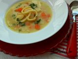 Fazolová polévka s lokšemi recept