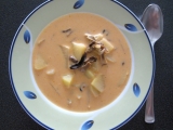 Kyselá polévka se sušenými houbami recept