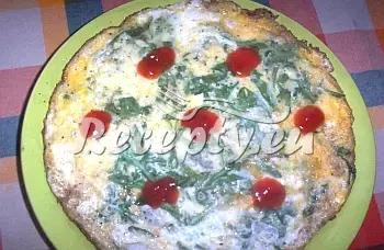 Vaječná omeleta s rukolou recept  recepty pro děti