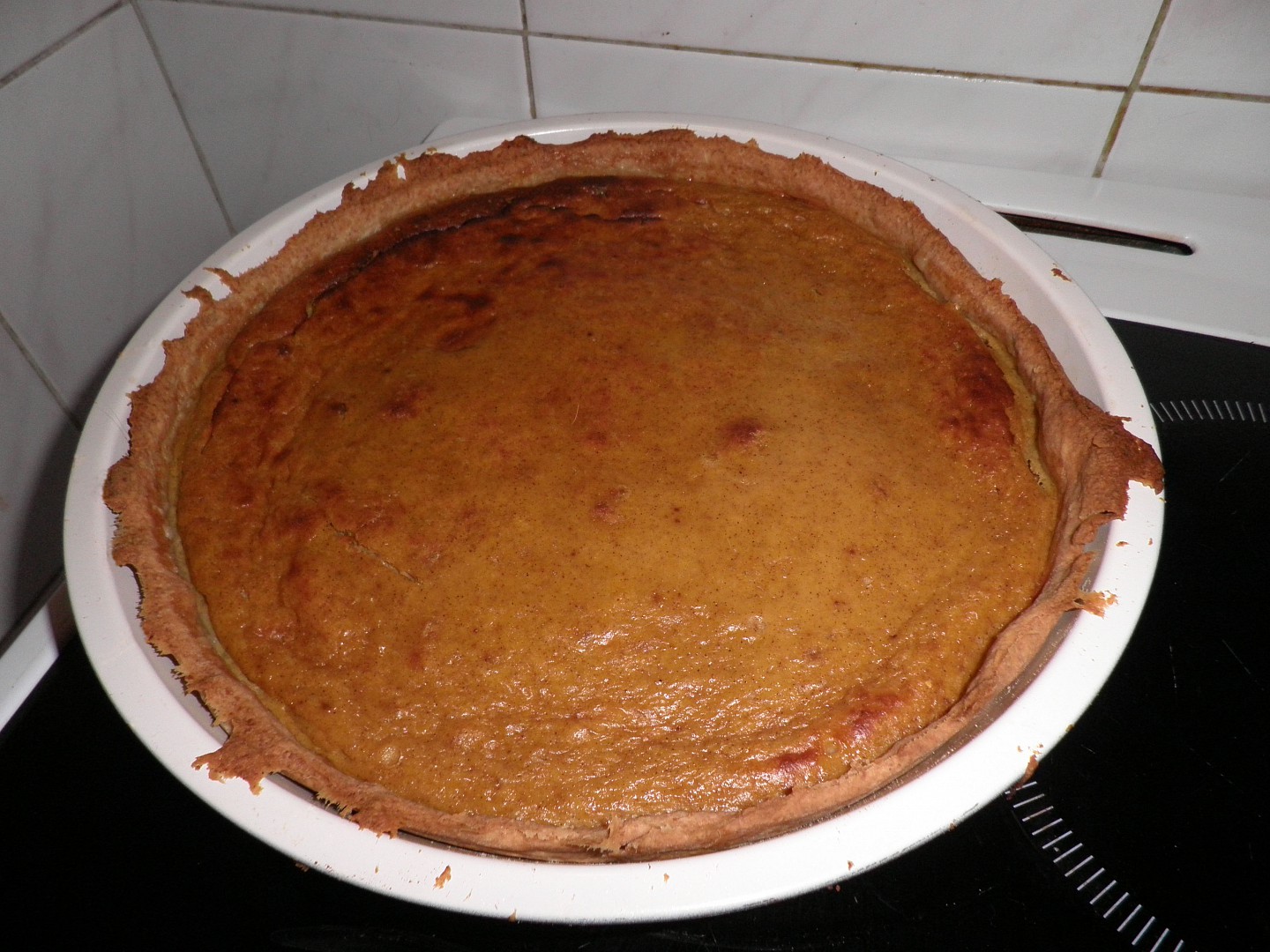 Dýňový koláč (pumpkin pie) s jablky recept