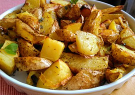 Pečené majoránkové brambory recept