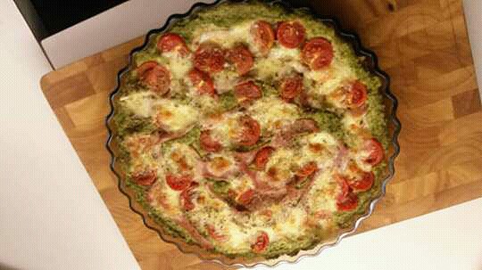 Brokolicová pizza bez mouky recept
