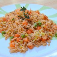 Zeleninová rýže s pestem recept