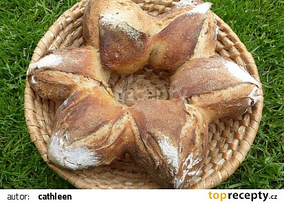 Chleba  hvězda recept