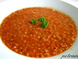 Červená polévka s pohankou recept