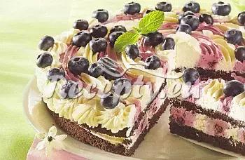 Borůvkový dort recept  dezerty