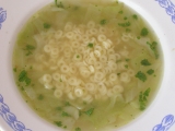 Zelná polévka s těstovinou recept