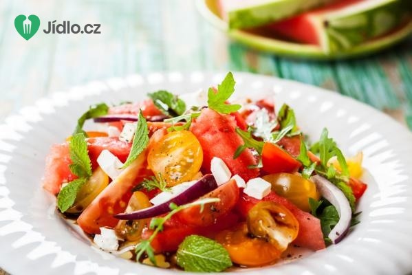 Salát s rajčaty a melounem recept