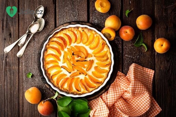 Tvarohový koláč s meruňkami recept