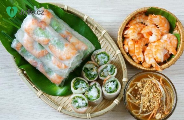 Vietnamská rolka s krevetami recept