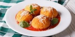 Vegetariánské Arancini - Italské rizoto kuličky