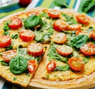 Špenátová pizza recept