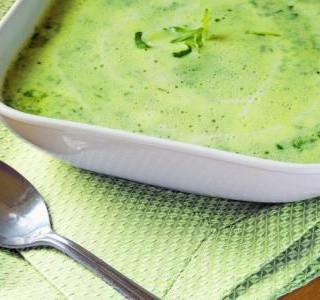 Špenátová polévka se smetanou recept