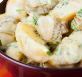 Bylinkový bramborový salát recept