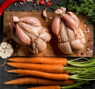 Dušené kuře s kedlubnou a mrkví recept
