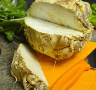 Gratinovaný celer se sýrem feta recept