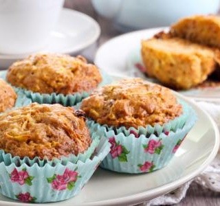 Jablečné muffiny s rozinkami recept