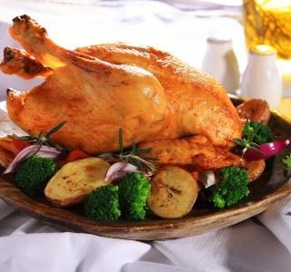 Kuře pečené se zeleninou