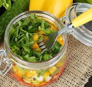 Recept Lehký zeleninový salát
