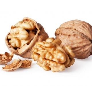 Nudle s ořechy
