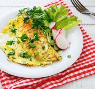 Omelety s kopřivami recept