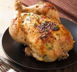 Pečené kuře se sváteční nádivkou