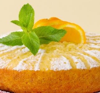 Pomerančový koláč z mandlové mouky