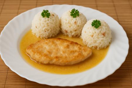 Přírodní řízek s rýží, dokonalý recept pro každou příležitost